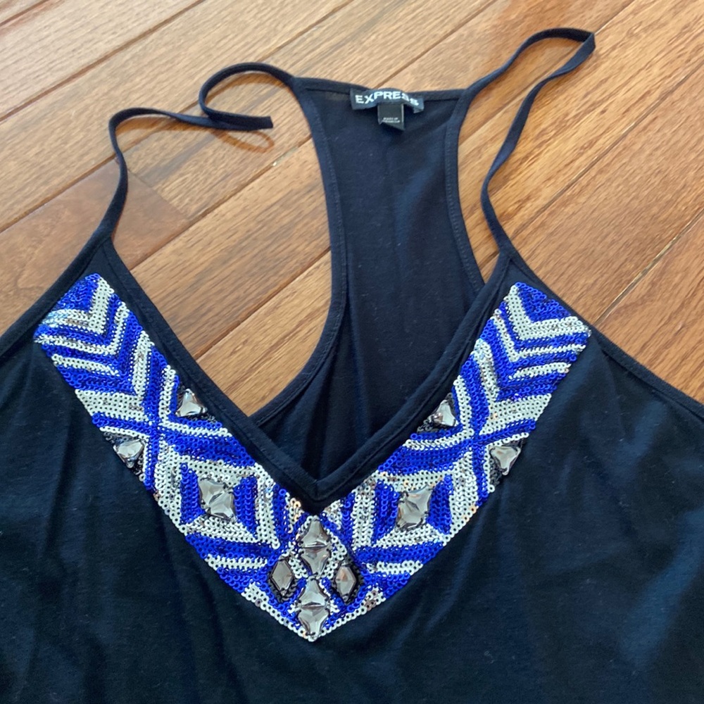 Express Jeweled tank top large